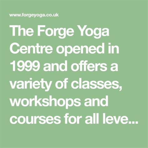 The Forge Yoga Centre